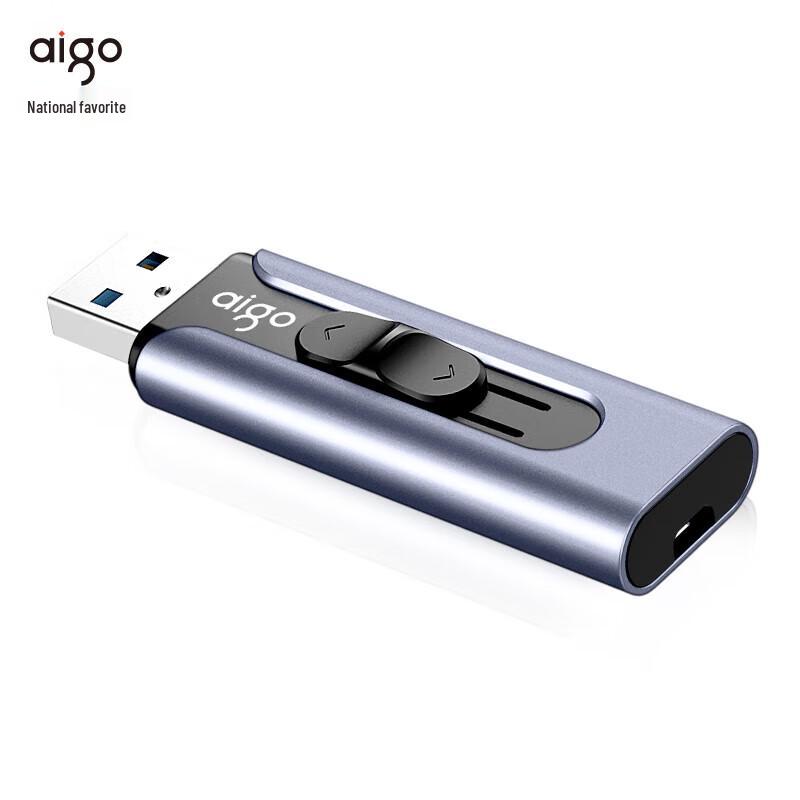 Aigo U335 USB 3.0 Выдвижная Металлическая Флешка