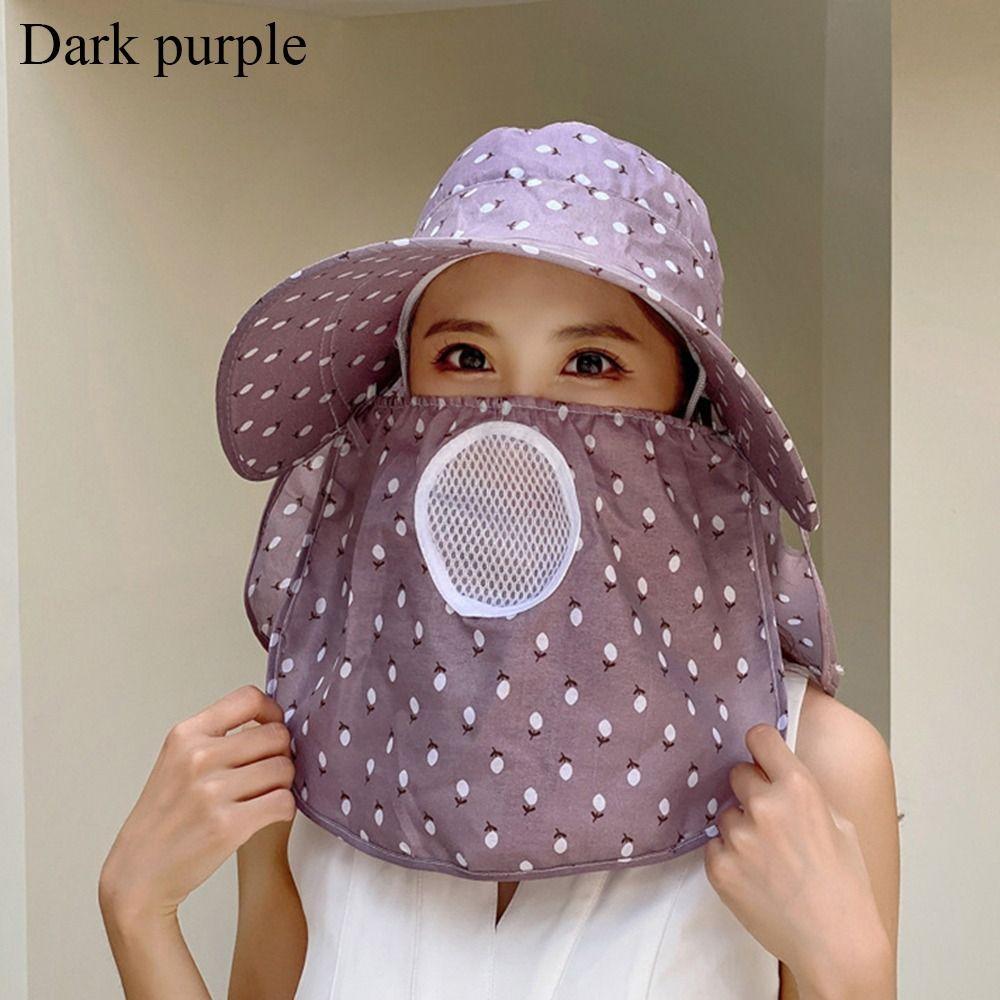 Солнцезащита с широкими полями для лица и шеи, летний солнцезащитный козырек для отдыха, защитный чехол, женский