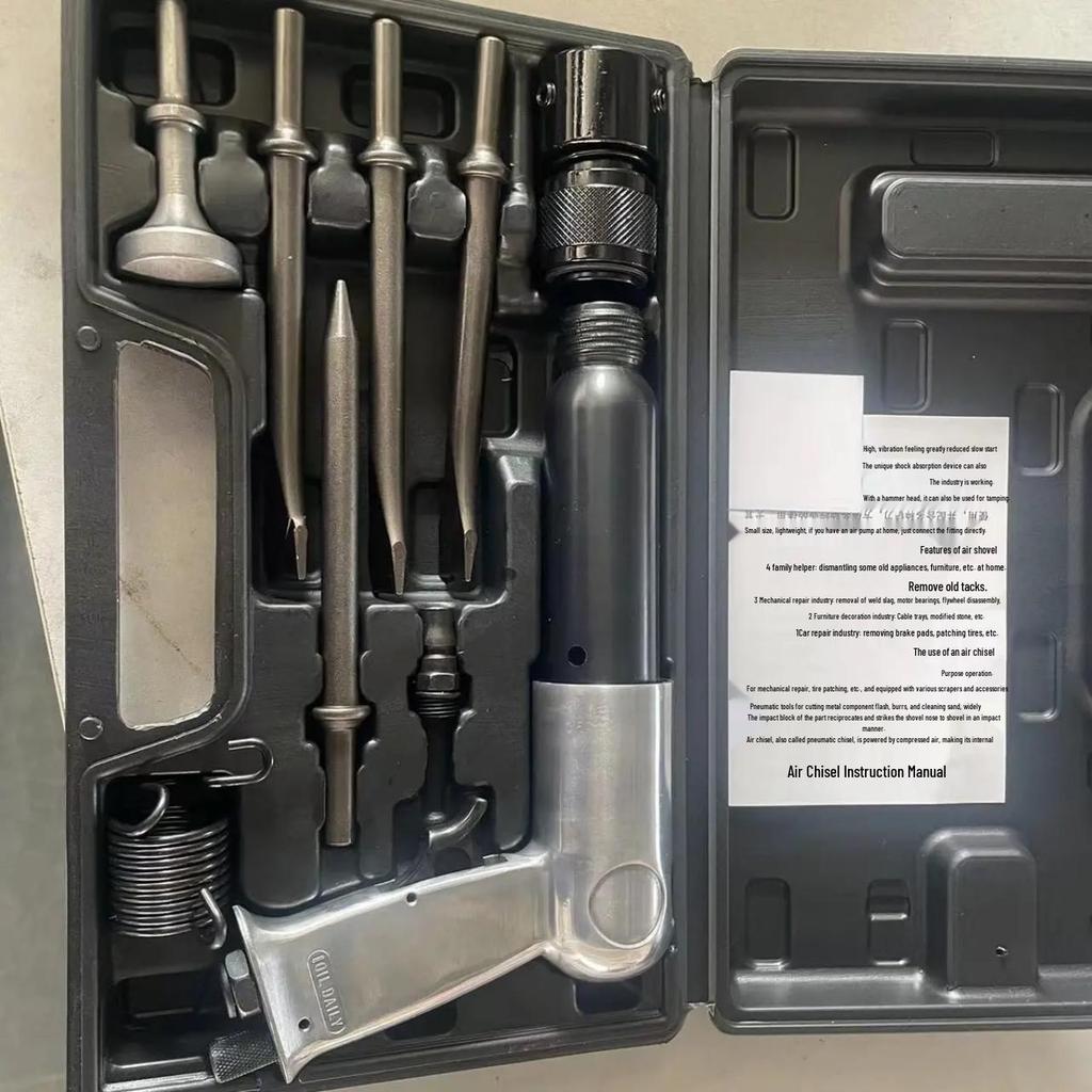 Набор инструментов для снятия соединений и шаровых опор пневматическим зубилом