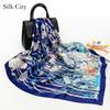 High-quality Luxurious Silk Scarves Headband Scarfs Neck Scarf For Women Chain Silk Scarf Women's Decorative Shawl