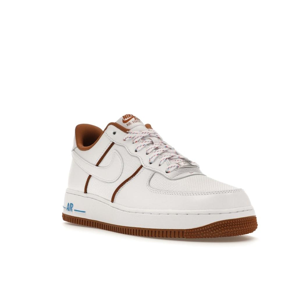 Nike Air Force 1 07 LX White Light British Tan Men Sneakers Photo-Blue FN5757-100