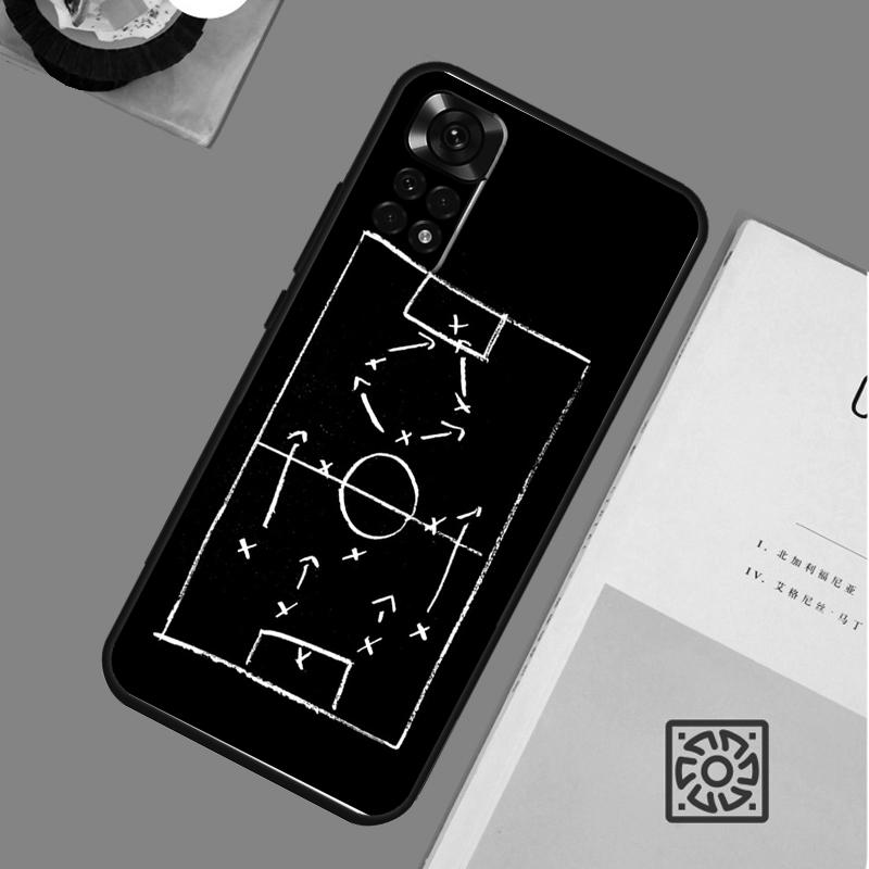 Чехол Football Soccer Tactics Time для Xiaomi Redmi Note 14 13 12 11 15 Pro Plus Redmi 15 13 10 10C 12C 13C 14C 15C