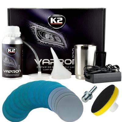 K2 Vapron Набор для регенерации фар + Водяная бумага