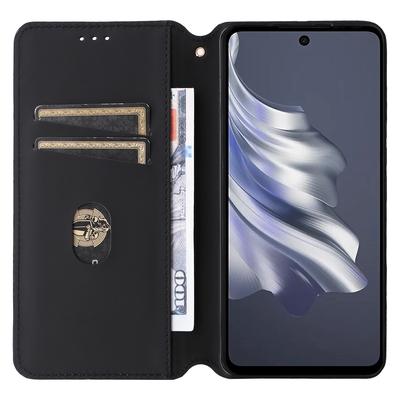 Чехол для Honor 200 Pro 5G с ромбовидным принтом и защитой от царапин из кожи
