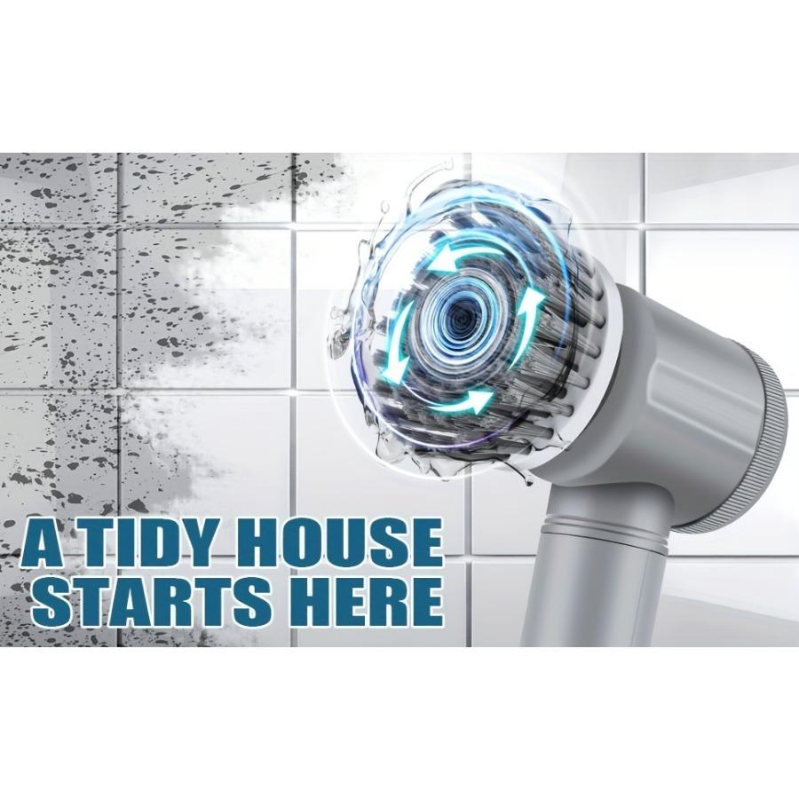 Электрическая вращающаяся щетка для чистки 9 в 1 Ручная беспроводная вращающаяся щетка для чистки кухни