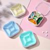 Travel Pill Organiser 5 Compartments 2 Pack Portable Vitamin Case Cute Pill Box for Daily Supplements Storage