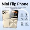 4 Карты 4 Ожидания для Мини Складного Флипа, Изысканный и Компактный Мобильный Телефон для Пожилых, Детский Студенческий Мобильный Телефон, Женский Мобильный Телефон