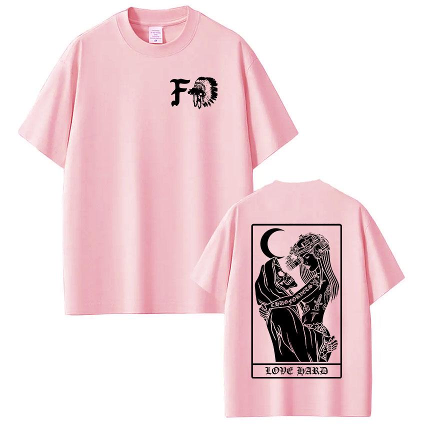 Forward Observations Group Skeleton Graphic T-shirt Women Fashion Vintage Casual Short Sleeve Tee Shirt Streetwear