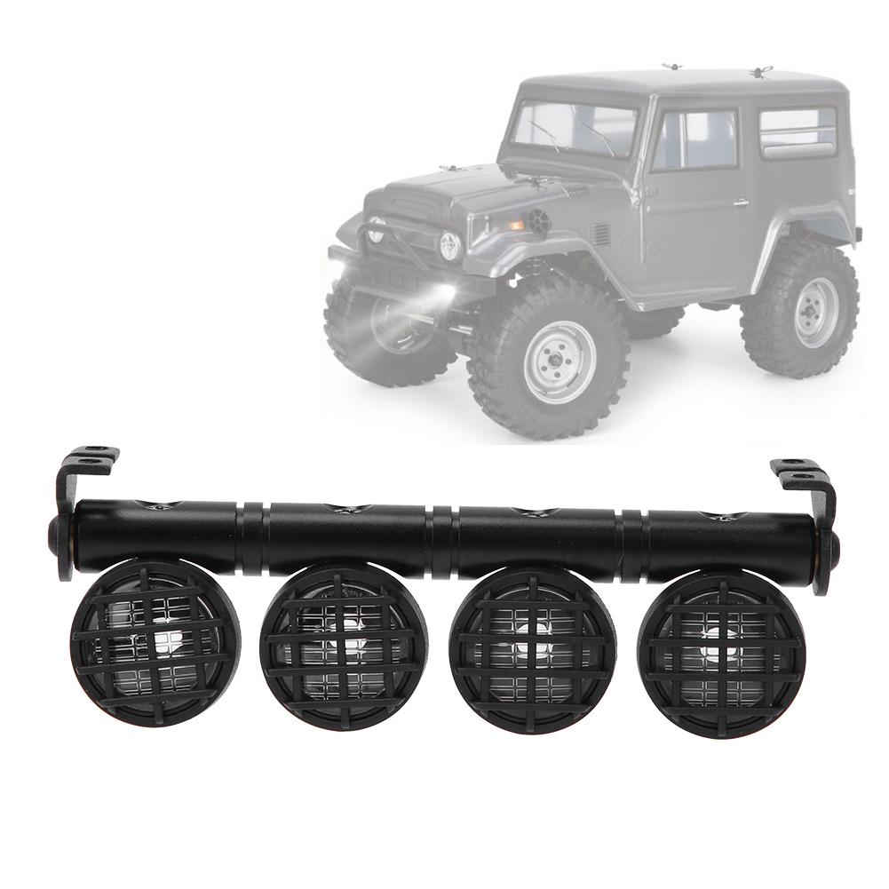 5V 22MM Large RC Car Roof Lights Bar LED Lamp for RGT 1 10 RC 136100 Crawler Car Upgraded AccessoriesBlack FZ0032