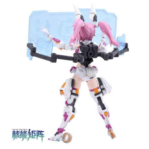 Doyusha NUKE MATRIX CYBER FOREST FANTASY GIRLS 2 REMOTE ATTACK BATTLE BASE INFO TACTICIAN LirlyBell 1/12 Scale Pre-Colored Plastic Model Kit (Standard