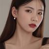 Artificial Pearl Temperament Gifts Korean Dangle Earrings Women Stud Earrings Drop Earrings Metal