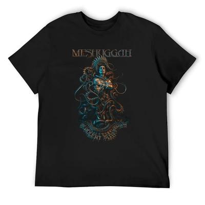 Meshuggah Band Официальная футболка роскошная футболка аниме вещи больших размеров fruit of the loom мужские футболки