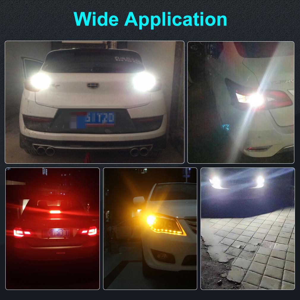 1Pc P21W P21 5W LED Bulb 1156 1157 BA15S BAY15D Led Car Signal Lamp R5W R10W DRL Daytime Running Light 12V Auto White Yellow Red