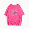 Hirsionsan Colorful Banana Graphic Printed T Shirt Women Summer Cotton Short Sleeve Loose Tee Female Oversized Girls Tees Tops