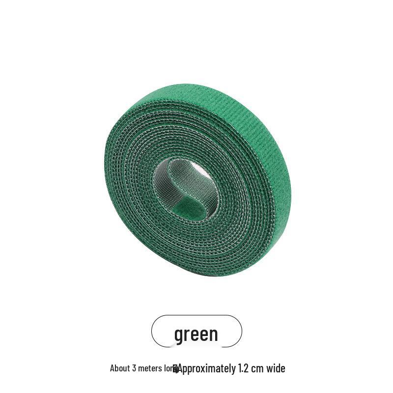 Strong Adhesive Hook and Loop Strap with Tearable Binding Buckle