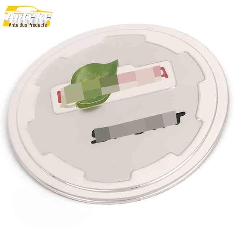 Verna Stainless Steel Fuel Tank Cap Cover - Scratch-Resistant Decorative Sticker for Car