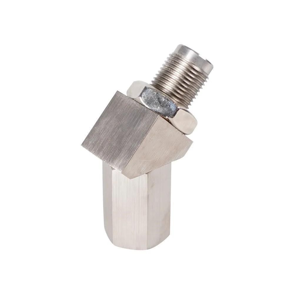 M18X1.5 45 Градусов Адаптер-проставка для датчика кислорода O2 Универсальный Удлинитель из нержавеющей стали Фильтр Cel Мини-катализатор Индикатор Check Engine