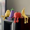 3D-печатные фигурки фруктов и овощей с подвижными суставами Лимон Банан Яблоко Дизайн Украшения Настольные Украшения Домашний Декор