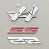 AABKB1 New Car Styling Badge 3D Metal SS Logo Front Grill Emblem Fender Trunk Sticker Decal Accessories For Chevrolet Camaro Silverado