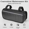 Outdoor Tool Front Tube Frame Bag With Pump Cycling Road Bike Repair Kits Multifunctional Tire Patch Lever Bicycle Repair Kits Bag
