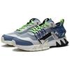 Li-Ning Легкие дышащие амортизирующие нескользящие прочные низкие кроссовки для бега мужские кроссовки синие белые ARDS001-3