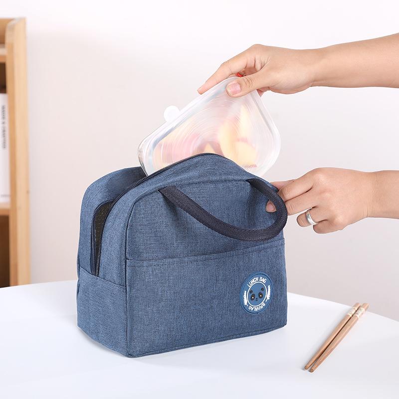 Handheld Bento Bag, Insulated Bag, Rice Box Bag, Lunch Bag with Rice Bag, Lunch Box Storage Bag for Work and School