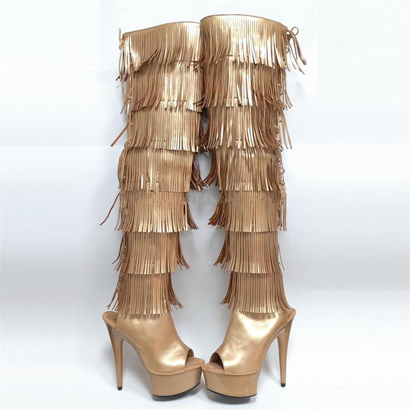 Женские туфли 2025 года, весна, новые высокие туфли-трубы выше колена, с заостренным носком, на высоком каблуке, женские черные модные женские туфли на очень высоком каблуке 15 см