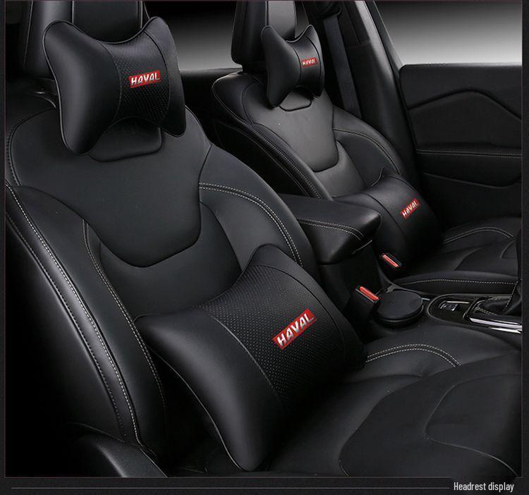 Подушка для подголовника и поясничной поддержки автомобиля Haval: Подходит для моделей H6, Big Dog, H9, Mythical Beast, M6, Red Hare, H6S, First Love.