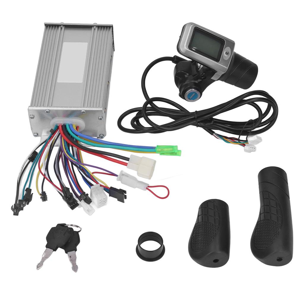 Electric Bicycle Controller Kit 36V 48V 500W Brushless Motor Controller LCD Display Speed Control