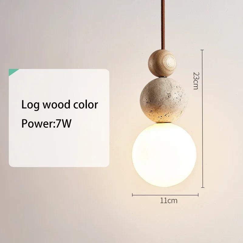 Подвесной светильник в кремовом стиле в средневековом стиле, светодиодный прикроватный светильник для спальни, небольшой подвесной светильник для ресторана в скандинавском стиле