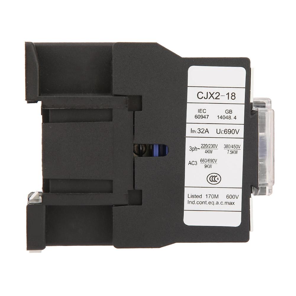 CJX2-1801 Контактор Промышленный AC Контактор CJX2-1801 Высокочувствительный Промышленный Электрический AC Контактор 220В 18А AC Контактор