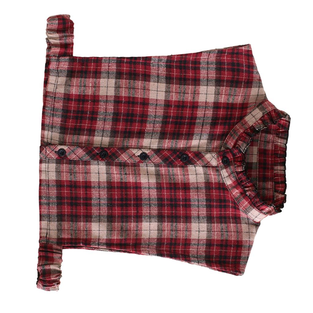 Клетчатый ложный воротник для леди зимний съемный лацкан искусственный воротник половина блузки воротник модная рубашка свитер аксессуары