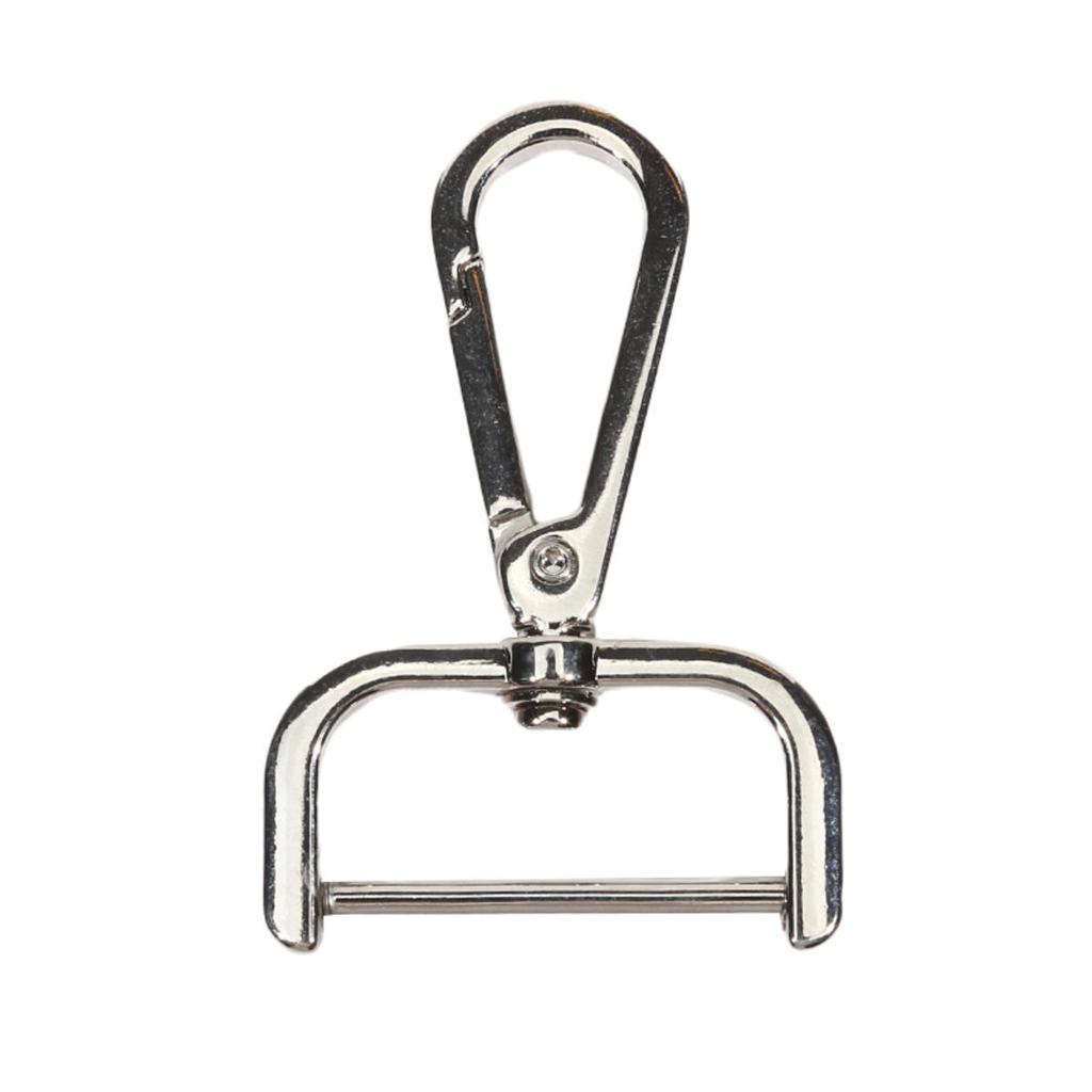 1pc Zinc Alloy Detachable Snap Hook Trigger Clips Buckles for Strap Belt Keychain Webbing Pet Leash Leathercraft Hooks 4 Sizes