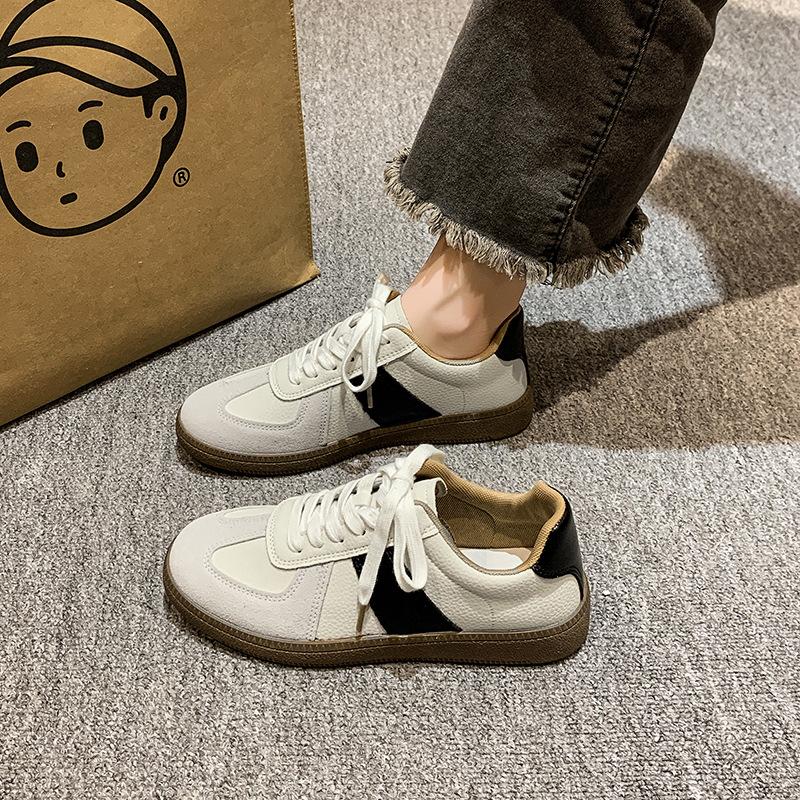 Ретро повседневная обувь женская 2024 новая корейская классическая тонкая круглая одинарная обувь