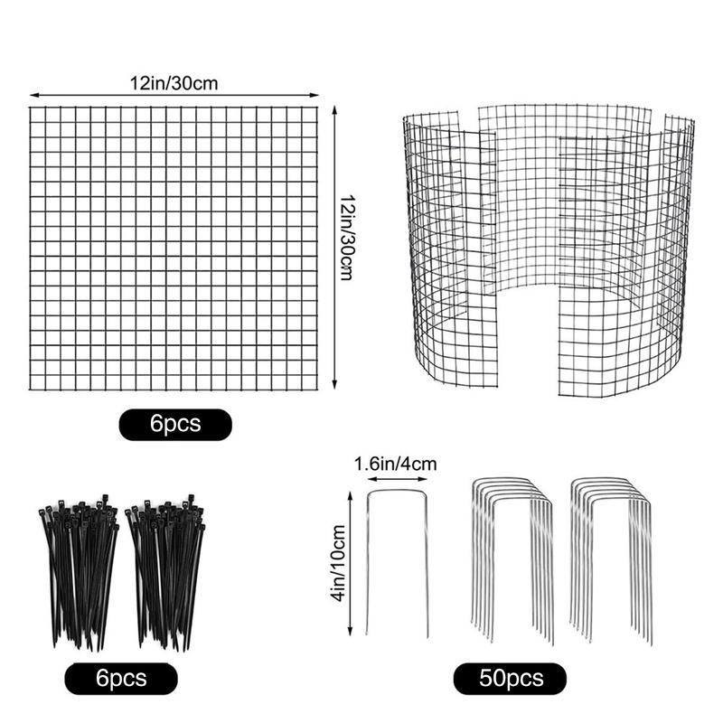 Large Wire Plant Protectors Wire Plant Cages Mesh Plant Cage Chicken Protect Plants Garden Shrubs and Vegetables from Animals