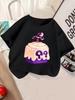 Sweet Fruit Box Kids Short Sleeve T Shirt Summer Cute Cartoon Crewneck Boys Girls 3-14