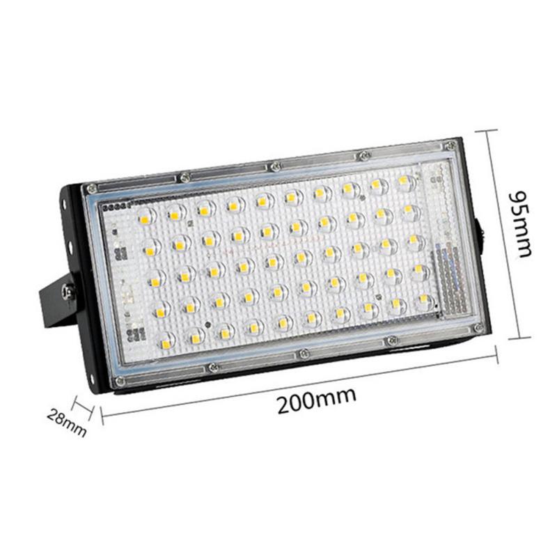Led Floodlight 50w 220v Outdoor Waterproof Energy Conservation Yard Football Garden Light