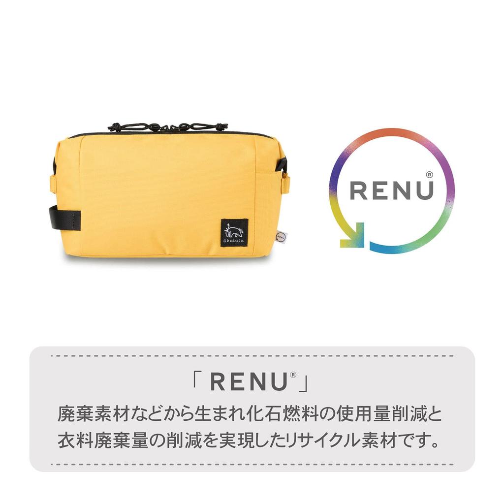 HAKUBA Сумка для камеры Chululu Renew Внутренний чехол размера L Горчичный Устойчивая внутренняя сумка из переработанных материалов Чехол для камеры с ручкой и плечевым ремнем