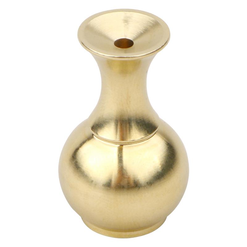 1 шт. Маленькие украшения, портативный домашний декор, чайная церемония, латунная ваза, буддийские принадлежности, мини-тыква, держатель для благовоний, ароматерапевтическая печь