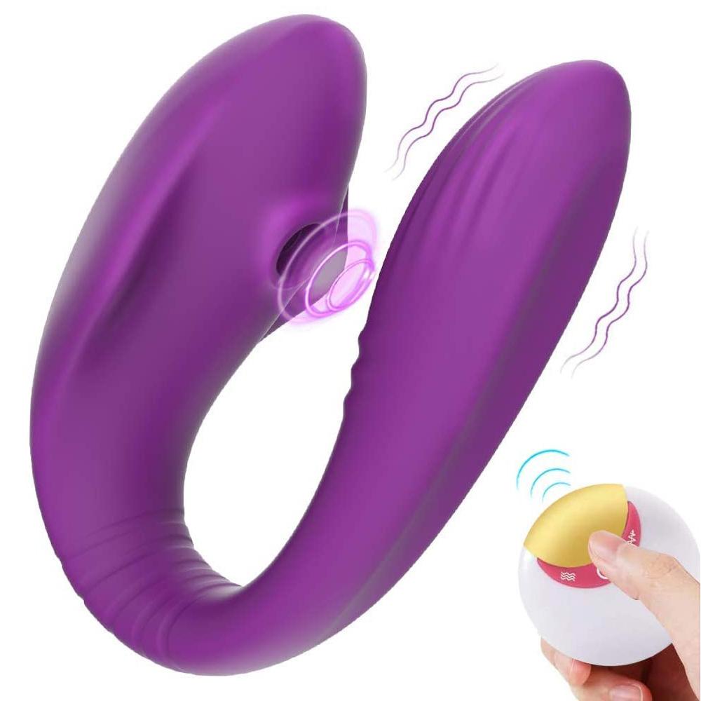 Remote Clit Vibrator Vibrating Egg Vaginal Sucker Sucking Massager Adult Sex Toys for Women