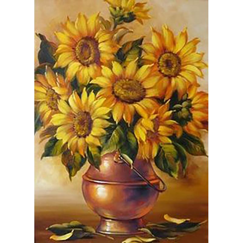 DIY Flower 5D Diamond Painting Full Round Drill Cross Stitch Kit Diamond Embroidery Mosaic Rose Resin Wall Art Gift Home Decor