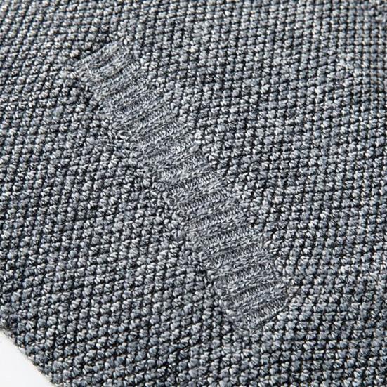 Men Fall Winter Cardigan Coat Drawstring Hooded Thick Velvet Lining Ribbed Cuffs Hem Solid Color Knitted