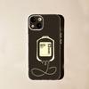 Кофе Латте Айс Браун Для iPhone 17,16,15,14,13,12,11 Pro,Max,Plus,X,XS,XR,SE4,E Mini Прозрачный Чехол для Телефона с Принтом