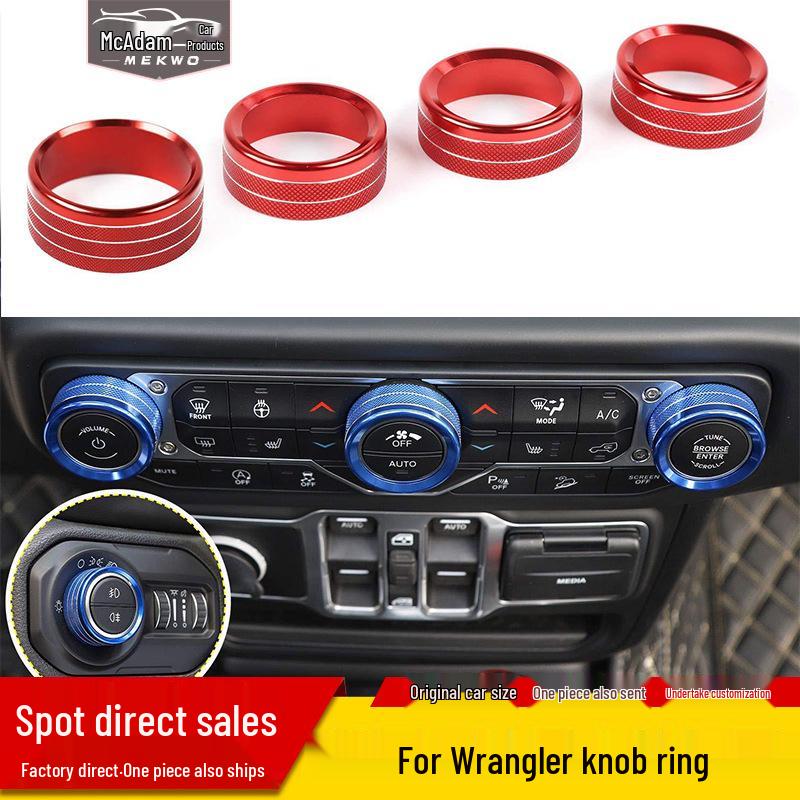 Mercedes-Benz C-Class/E-Class/GLC Air Vent Decorative Ring for Interior Modification