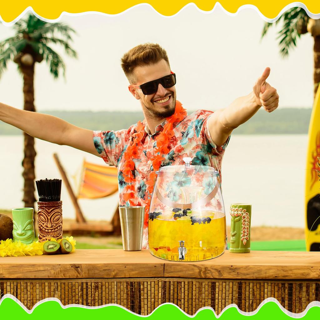 Контейнер-диспенсер для напитков с краном и ручкой, герметичный, диспенсеры для ледяного сока, лимонада, напитков для вечеринок