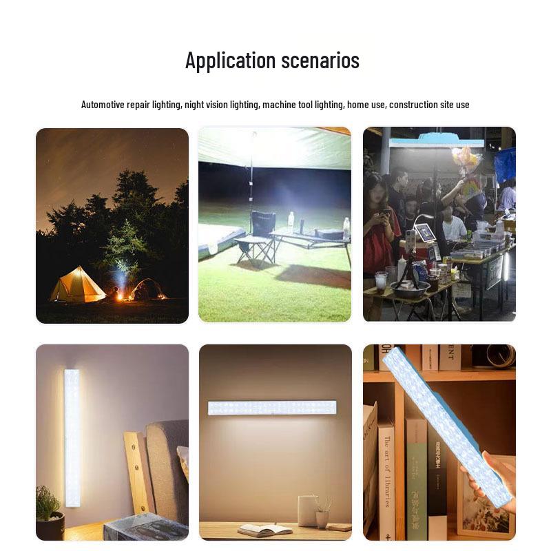 LED High-Quality Crystal Strip Lamp: Super Bright, Energy-Saving Lighting for Home, Dorm, Fill Light, and Photography.
