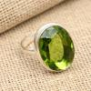 Amazing Peridot Gemstone Handmade 925 Sterling Silver Ring Jewelry