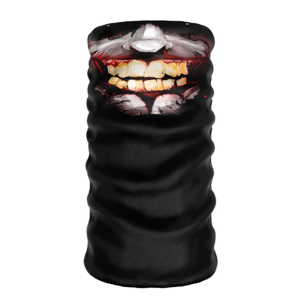Унисекс Серый Череп Каратель Бесшовный Воротник-труба Бандана