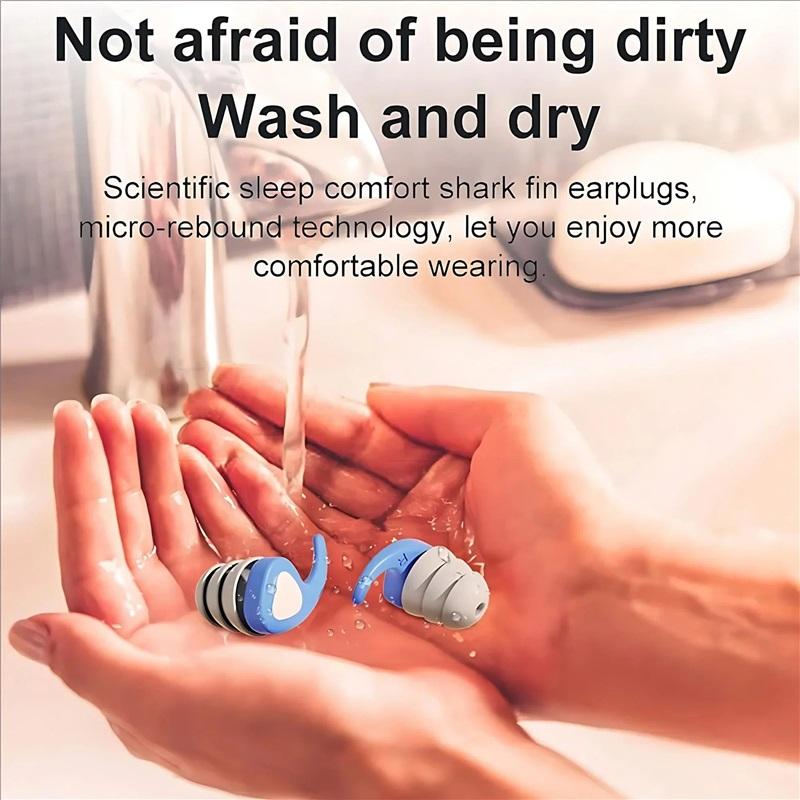 Силиконовые беруши Удобные Прочные Для сна Работы Плавания Путешествий Многоразовые Снижение шума Беруши