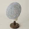 Solid Color Hollow Beret Hollow Knitted Pumpkin Hat Casual Painter Hat  Women